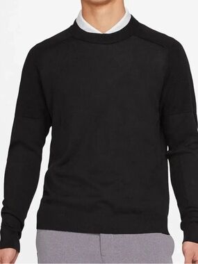 Nike TW Tiger Woods Collection Knit Golf Sweater Wool Blend lightweight layer XL